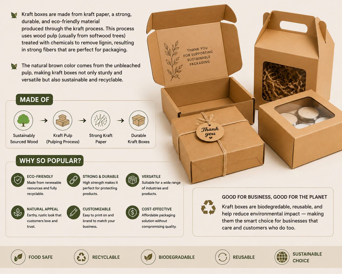 How Kraft Packaging Boxes Are Made