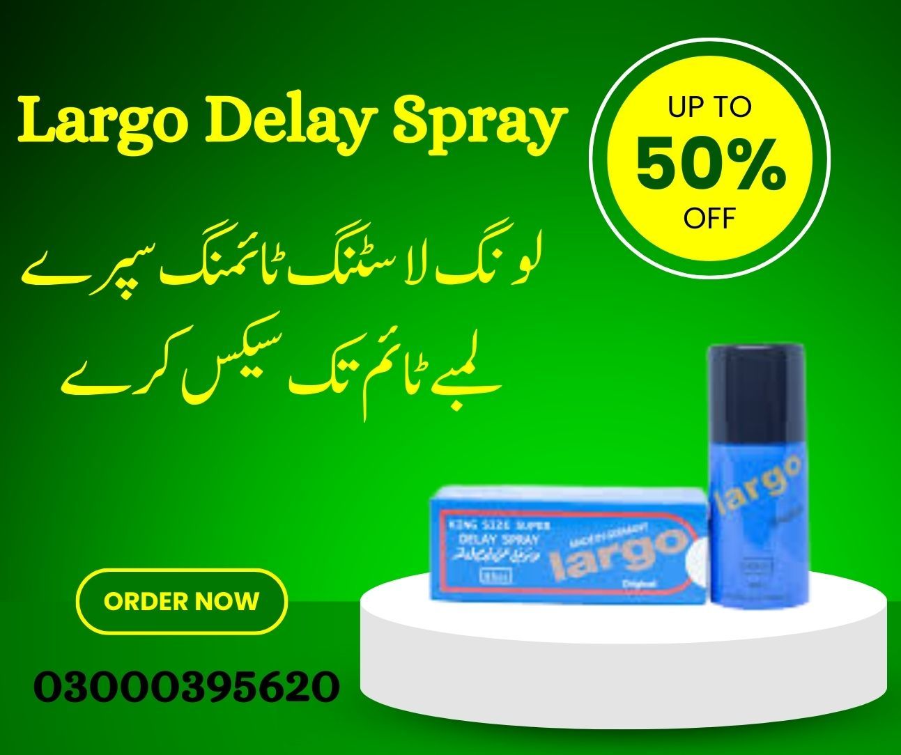 Largo Delay Spray For Men 45ml - King Size Super