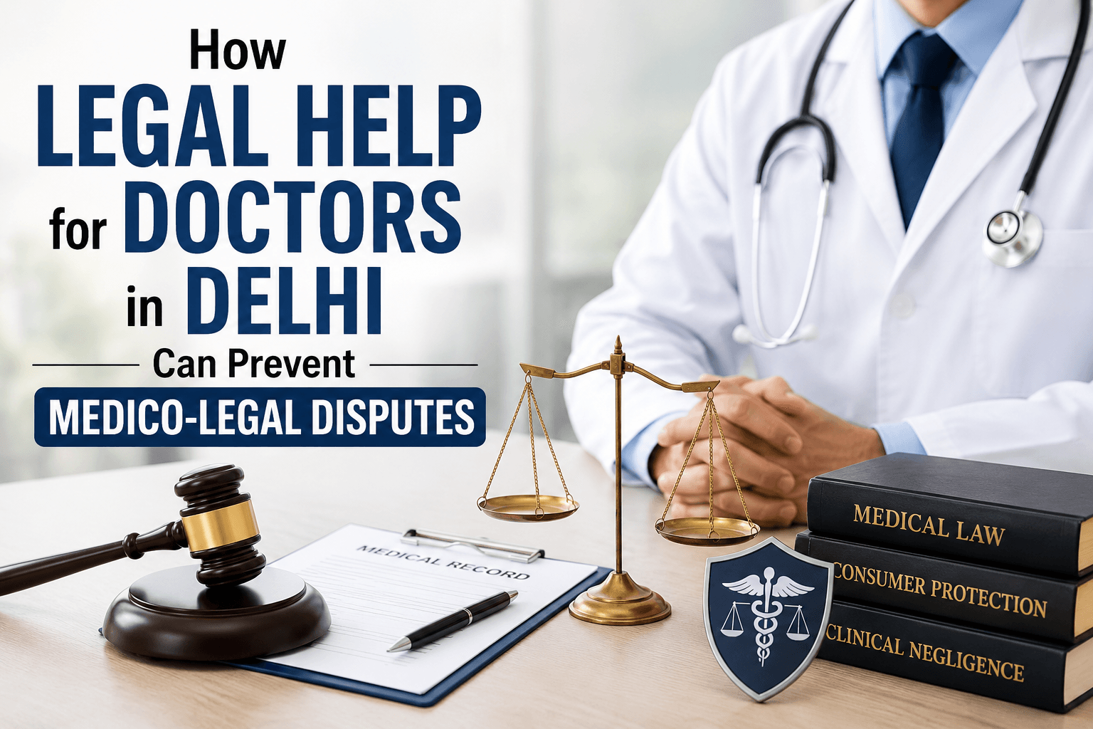 How Legal Help for Doctors in Delhi Can Prevent Medico-Legal Disputes