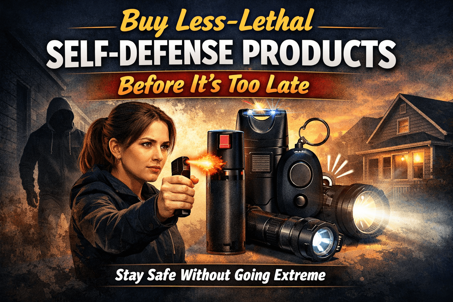 Buy Less-Lethal Self-Defense Products Before It’s Too Late: Stay Safe Without Going Extreme