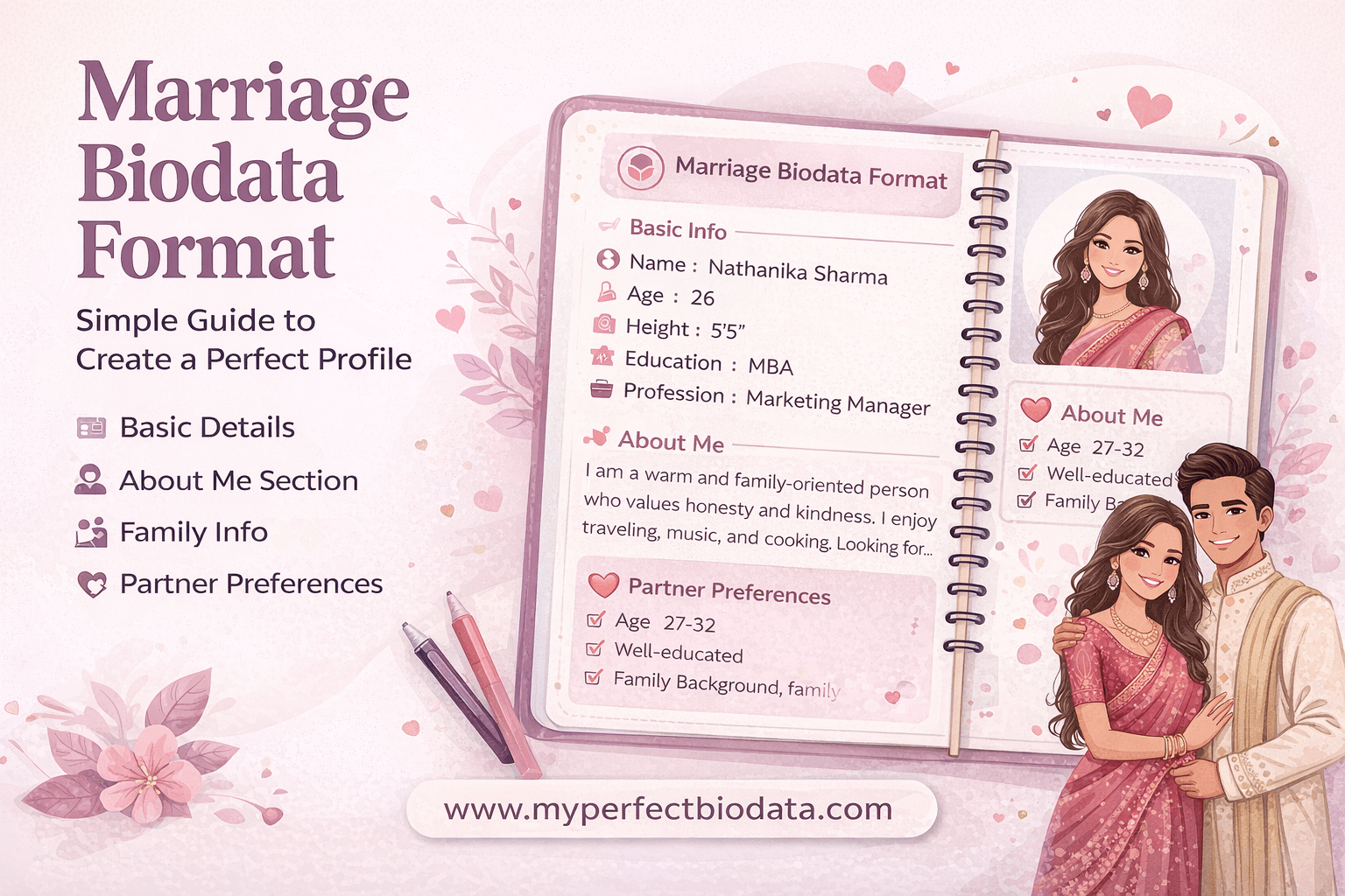 Marriage Biodata Format: Simple Guide to Create a Perfect Profile