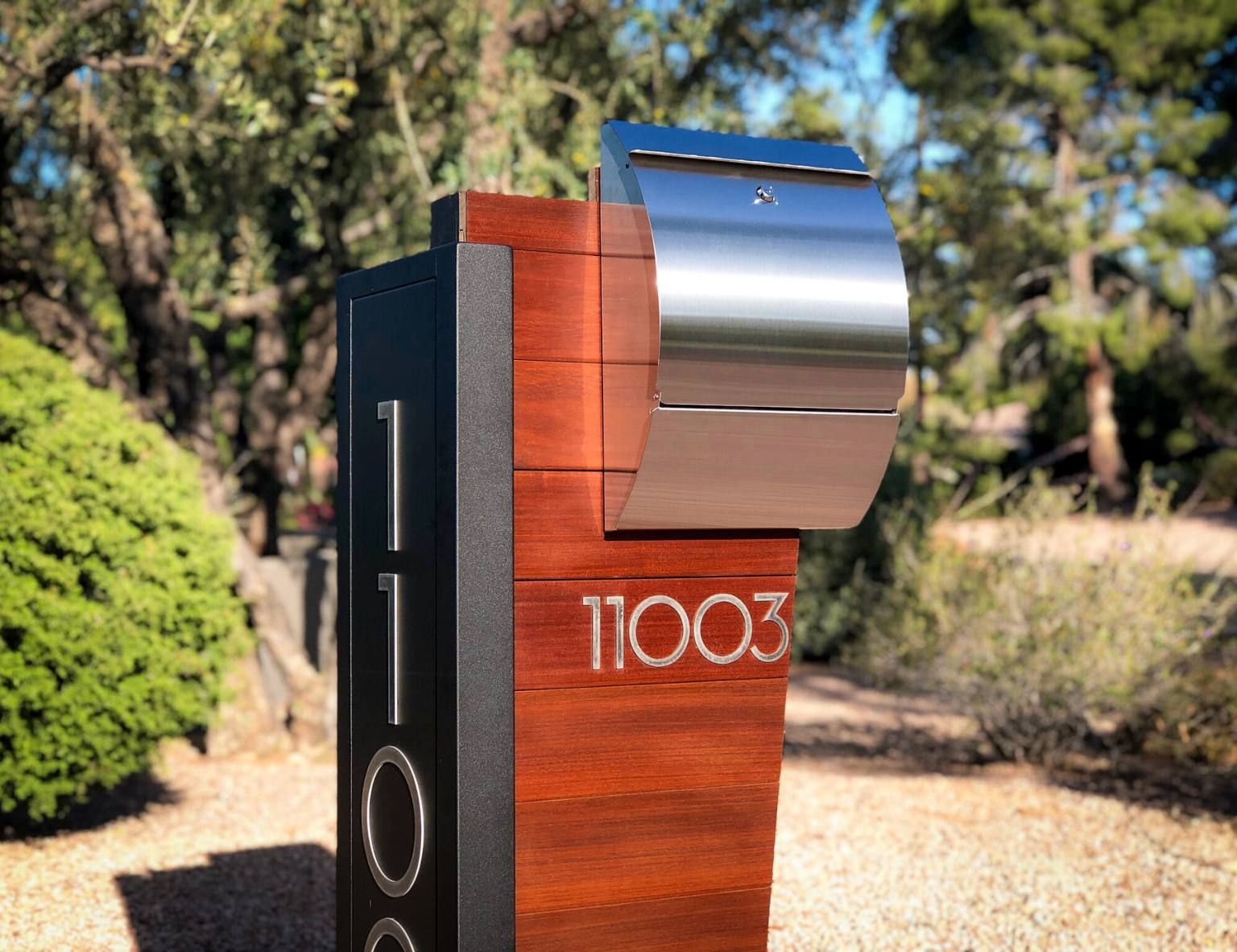 Minimalist Mailboxes That Make a Big Statement