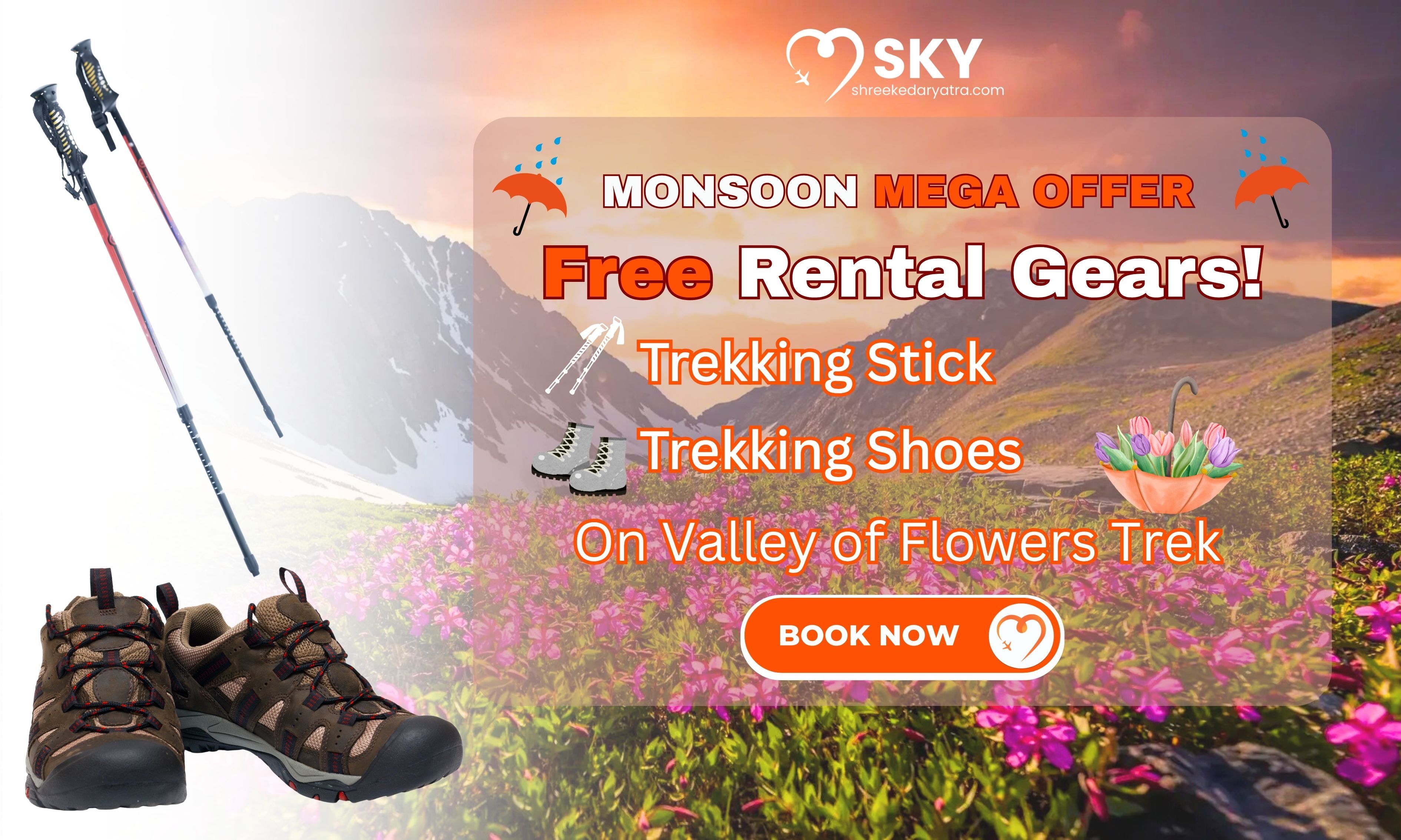Valley of Flowers Trek Uttarakhand : Shree Kedar Yatra (SKY)
