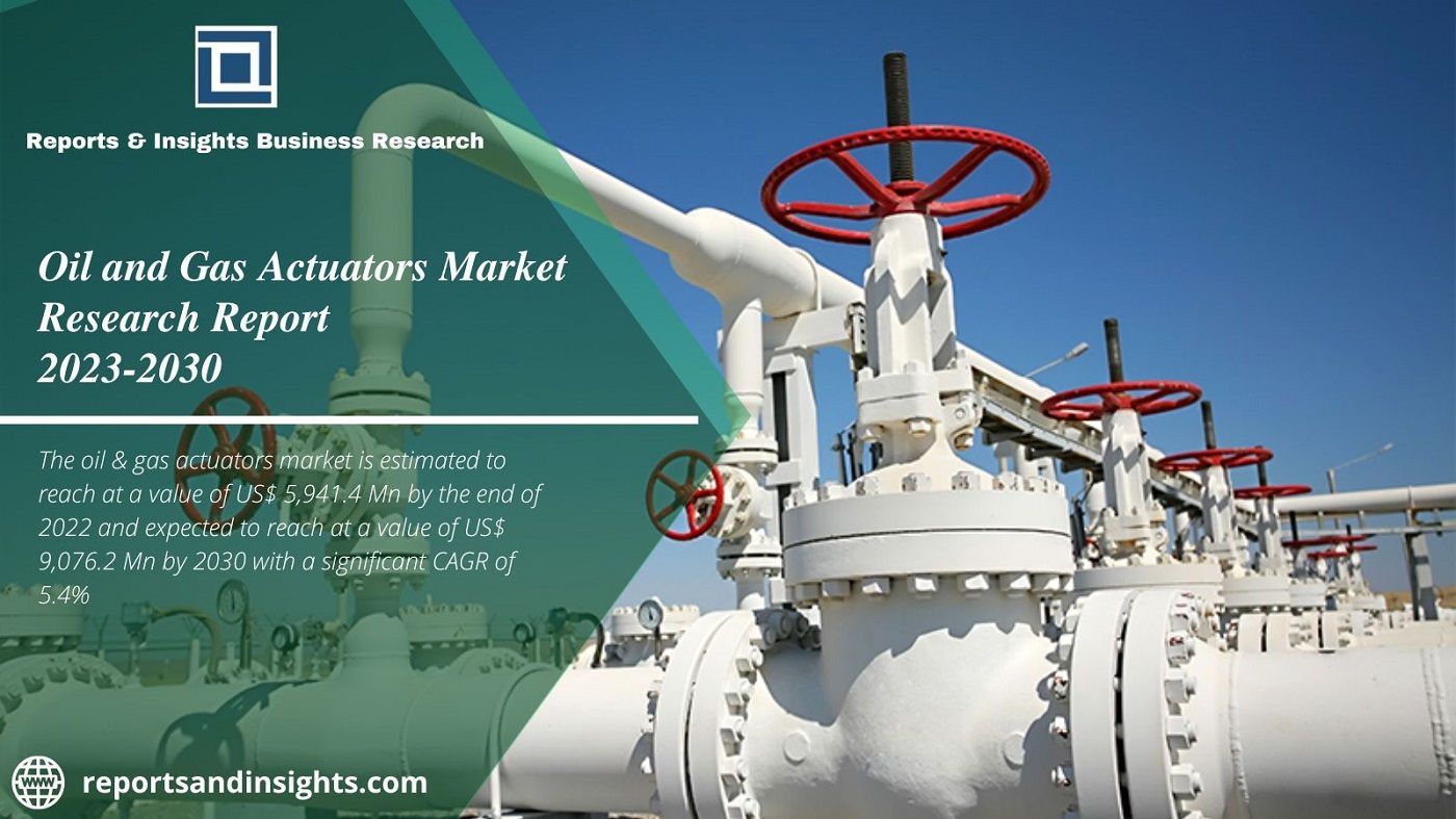 Oil and Gas Actuators Market Size Worth Us$ 9,076.2 Mn by 2030 