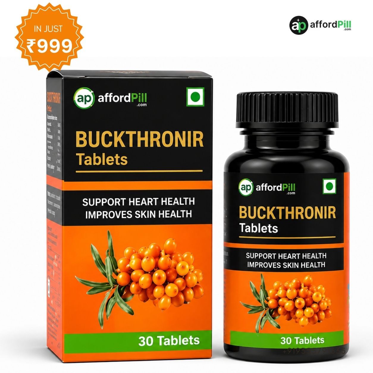 Order Buckthronir Tablets for a Healthy Heart and Natural Skin Glow
