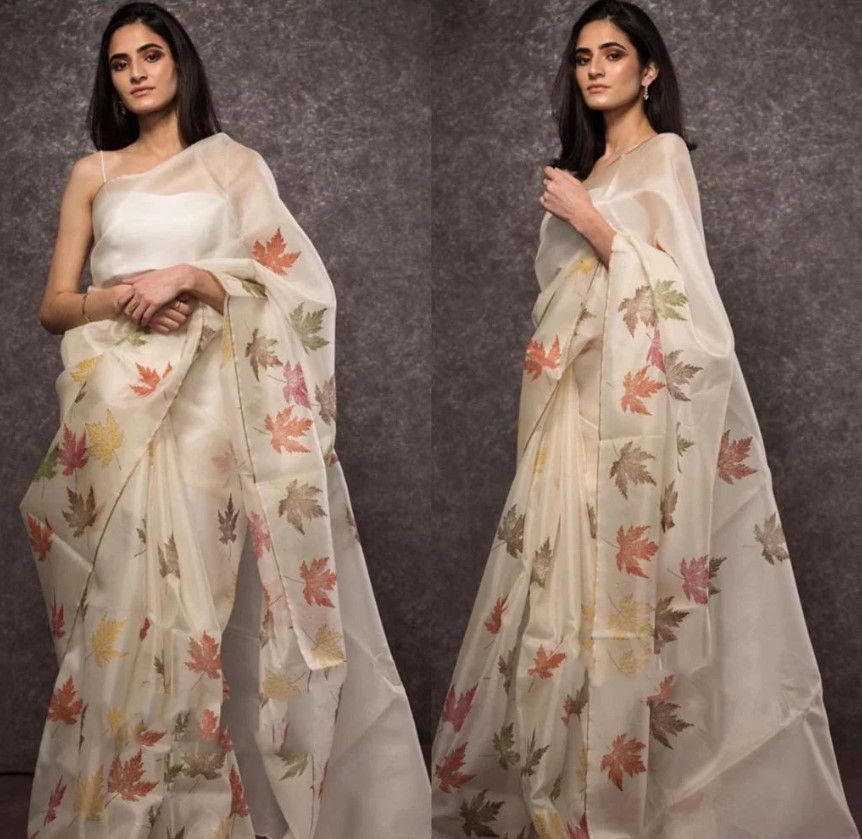 Timeless Elegance Of Organza Silk Sarees