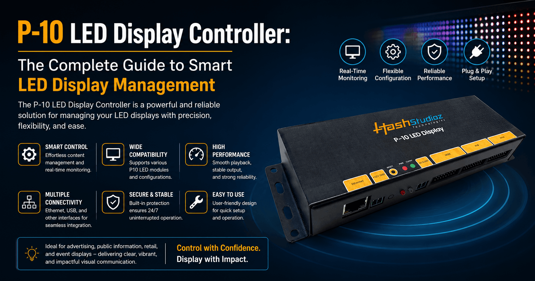 P-10 LED Display Controller: The Complete Guide to Smart LED Display Management