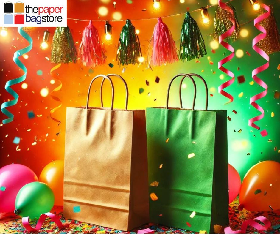 Elevate Your Gifting and Packaging with Paper Bags with Handles, Black Wrapping Paper, and Thepaperbagstore
