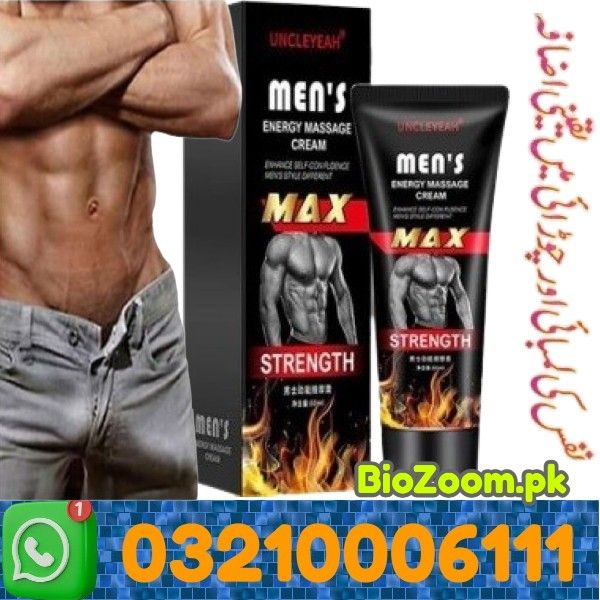 Men's Energy Massage Cream Price In Kot Abdul Malik | 03210006111 | BioZoom.pk