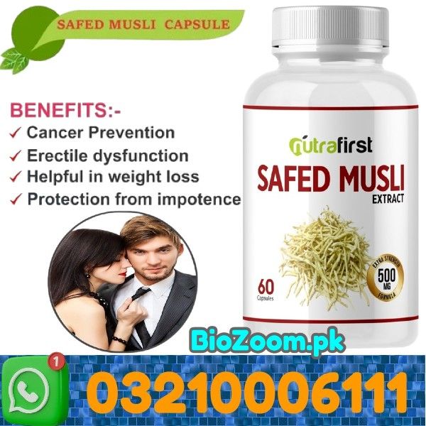 Indian Safed Musli Capsule Price In Rawalpindi | 03210006111 | BioZoom.pk