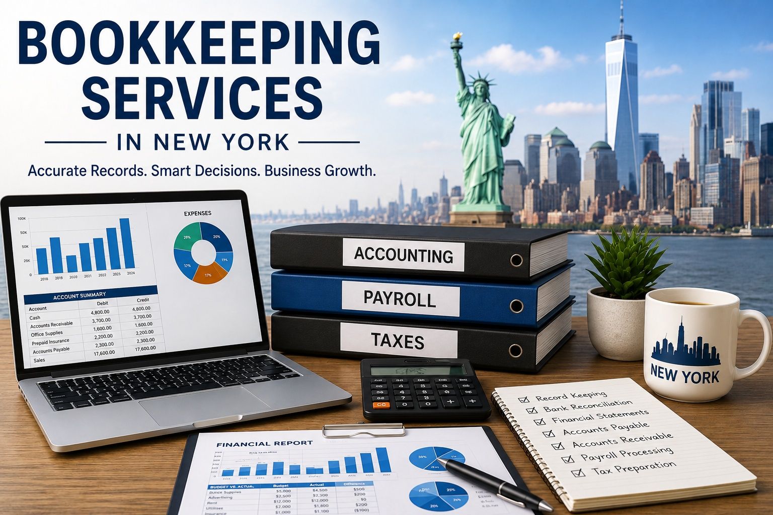 Best NYC Bookkeepers for Small Business Accounting