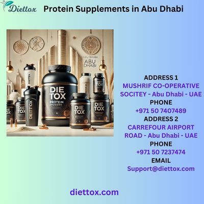Diettox is #1 Choice for Protein Supplements in Abu Dhabi