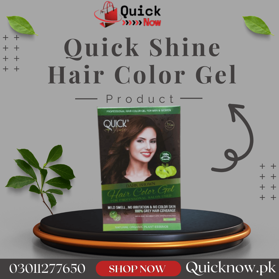 Quick Shine Hair Color Gel In Pakistan - 03011277650 - Quicknow.pk