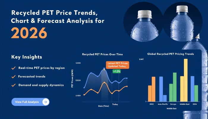Recycled PET Price Trend, Chart & Market Insights