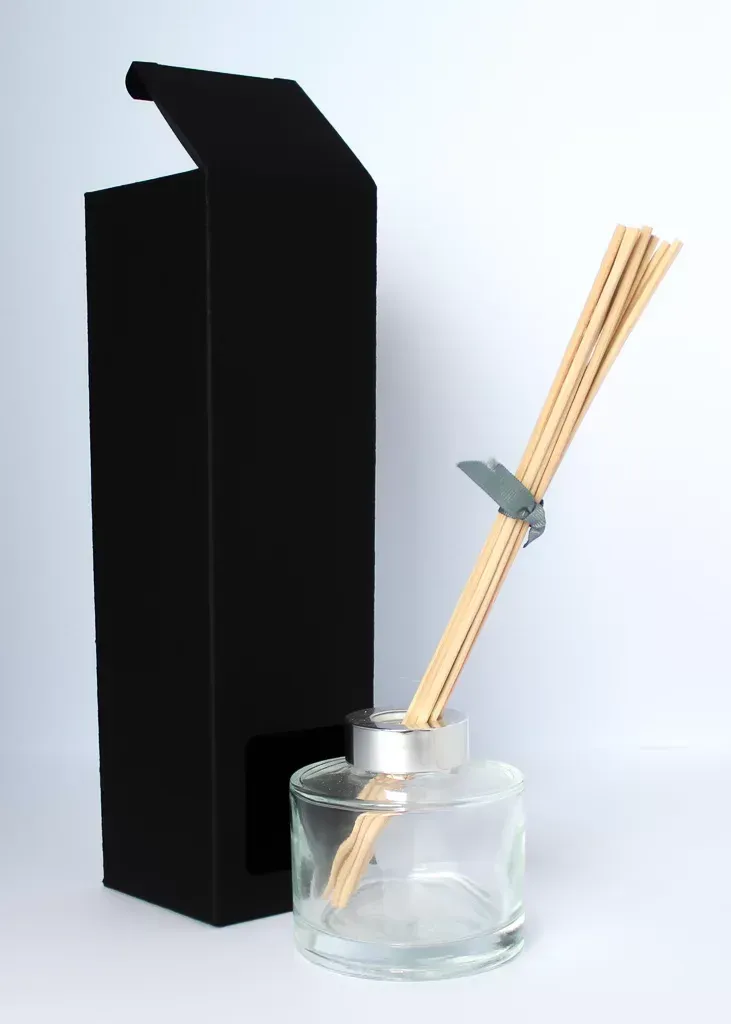 Packaging & Printing of Windowed Reed Diffuser Boxes