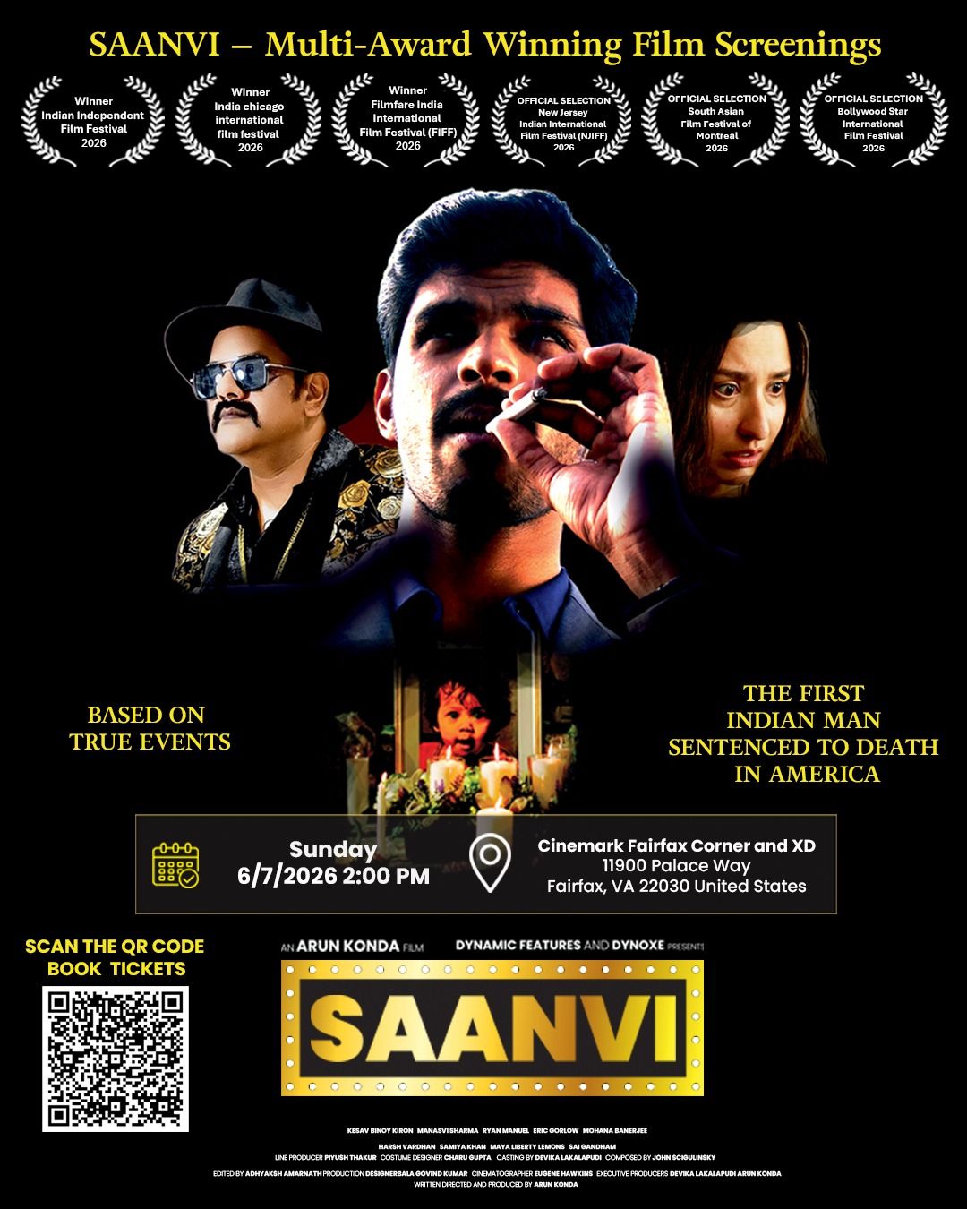 SAANVI Grand Premiere Is Here Fairfax, VA Don’t Miss It, Book Your Tickets Now