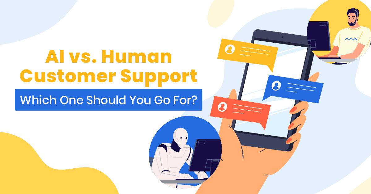 Customer Support: Ai vs. Human Agents - an Infographic