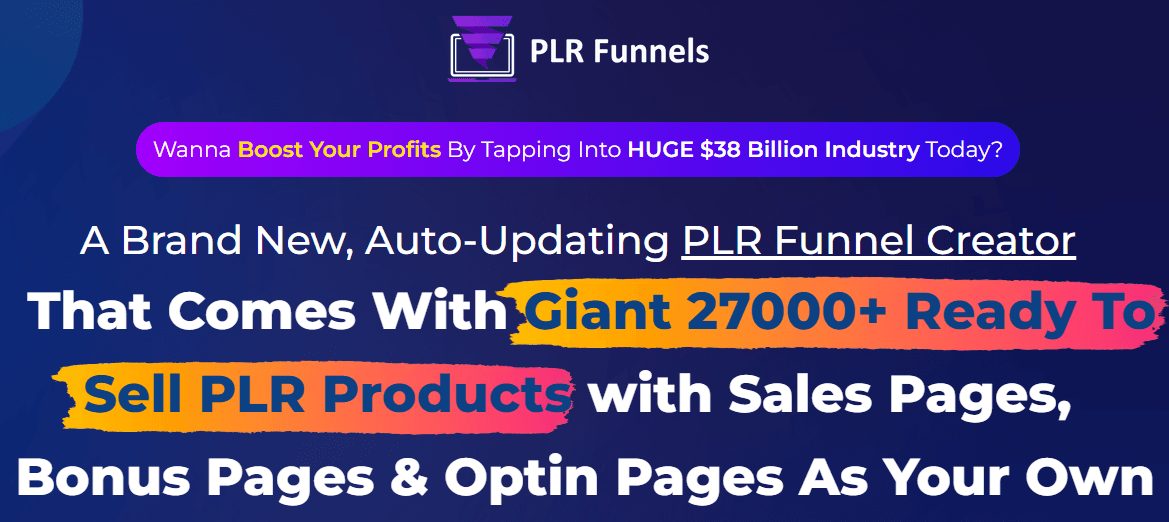 Plr Funnels Oto 1,2,3,4,5,6,7 Upsells Oto Links W 3,000 Bonuses
