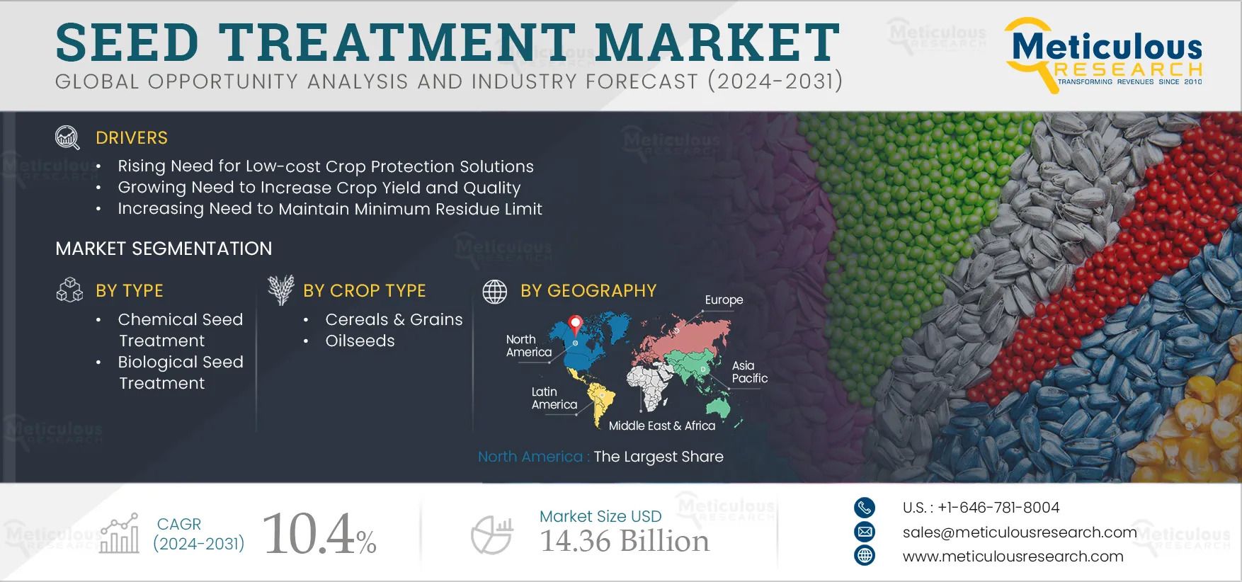 Global Seed Treatment Market Overview and Growth Forecast