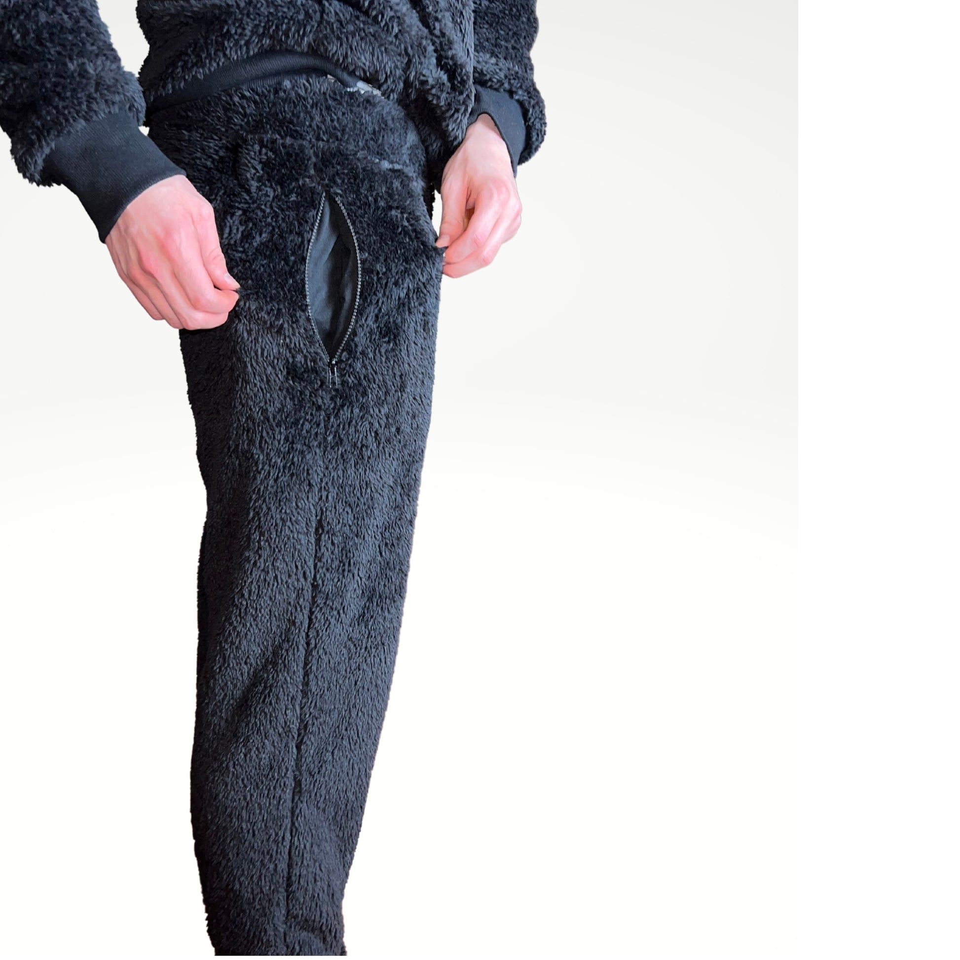 Unisex sherpa jogger sweatpants