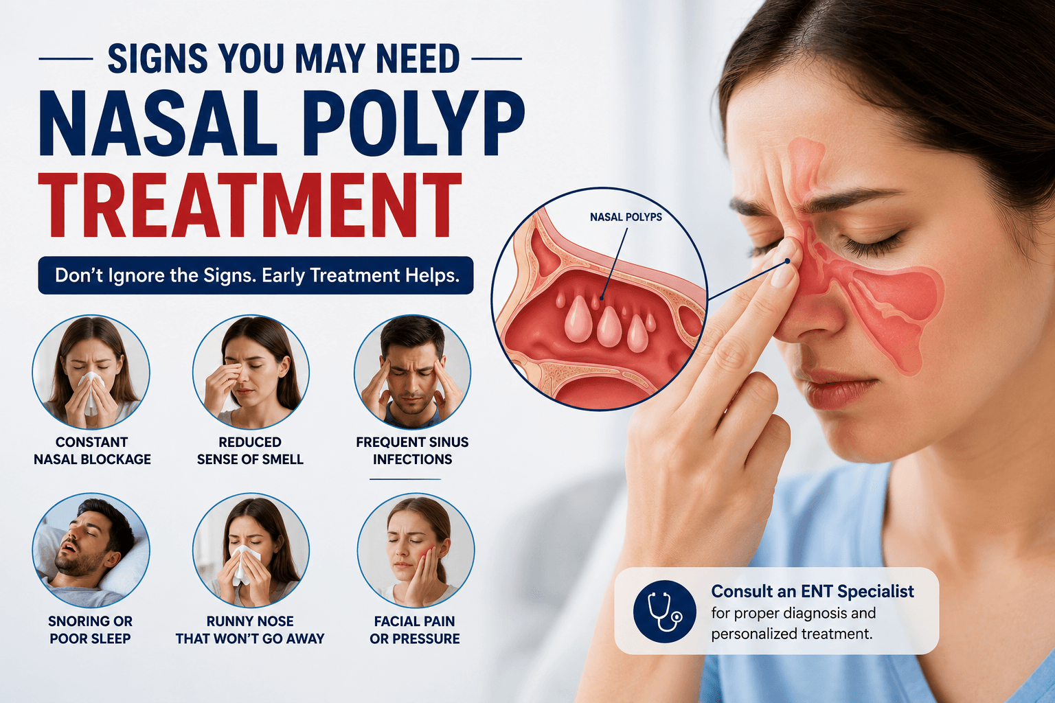 Signs You May Need Nasal Polyp Treatment
