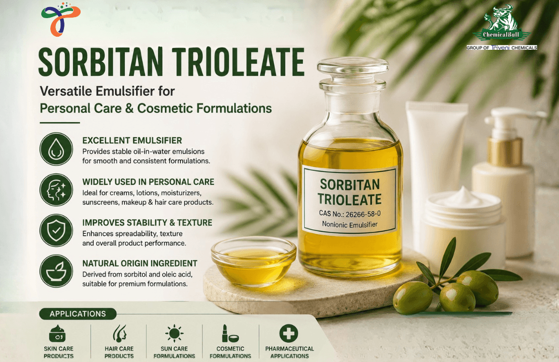 Sorbitan Trioleate: Industrial Overview, Functions, and Application Areas