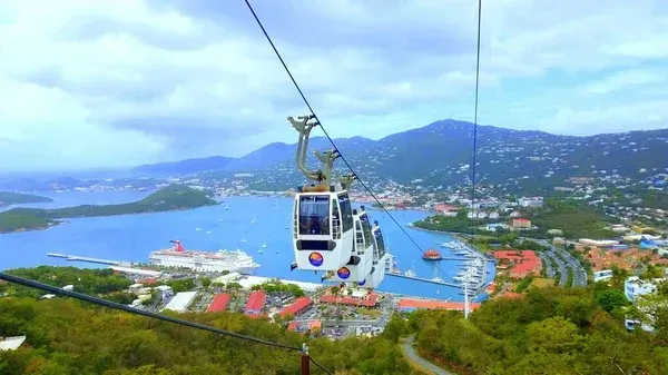Visit St. Thomas Magens Beach for Excellent View of Hilly Forests