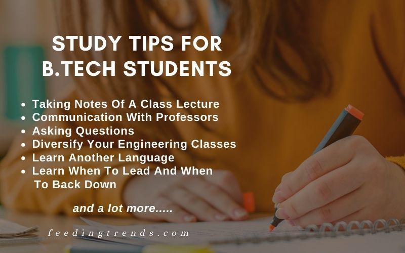 20 Study Tips For B.Tech Students