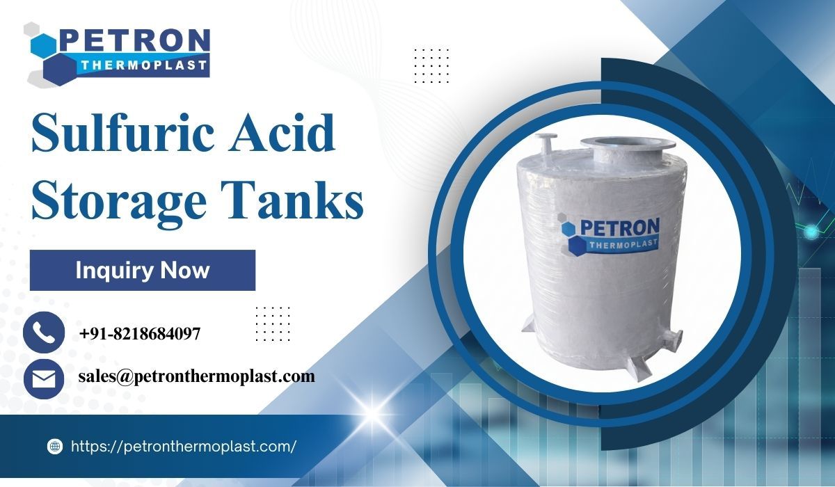 Trusted Supplier of Sulfuric Acid Storage Tanks in India