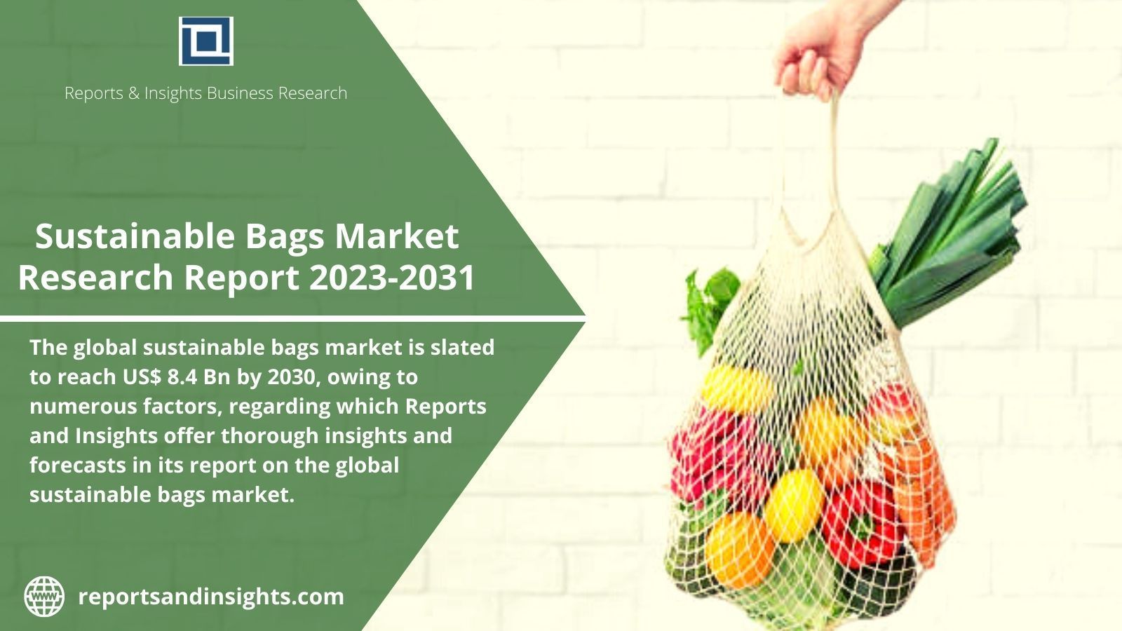 Sustainable Bags Market Is Expected to Reach Us$ 8.4 Bn by 2031 
