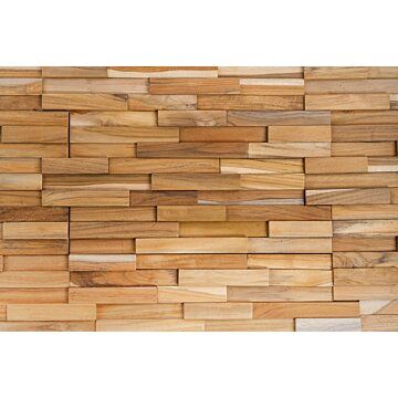 Natuurlijke Massieve Houten Wandbekleding voor Een Tijdloze Woonstijl
