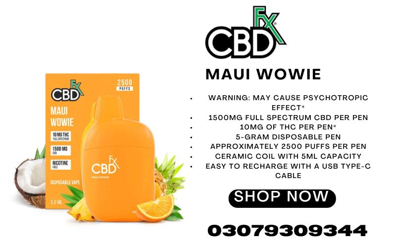 CBD + Delta-9 THC Vape OG Kush price In Peshawar