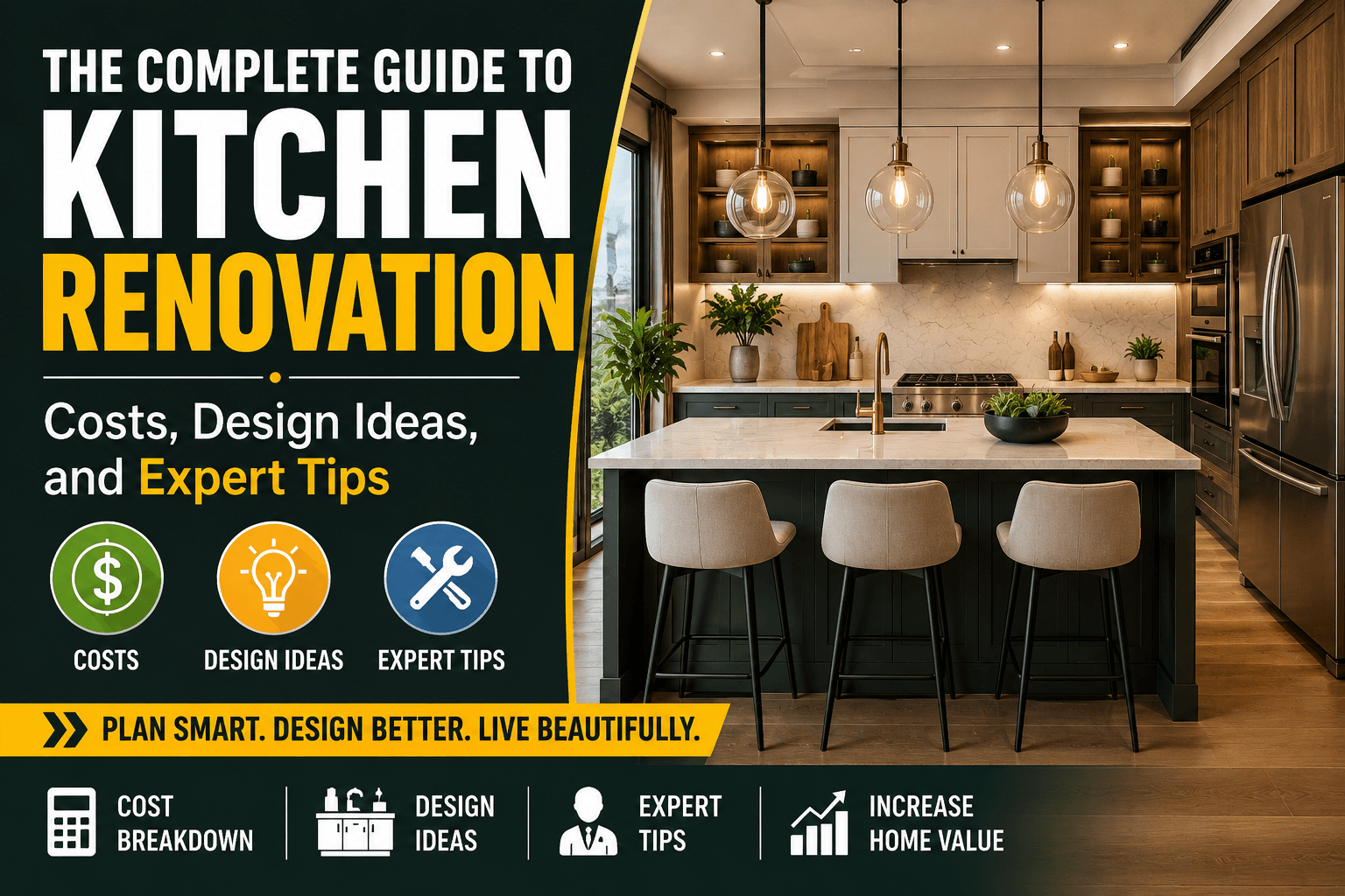 The Complete Guide to Kitchen Renovation: Costs, Design Ideas, and Expert Tips