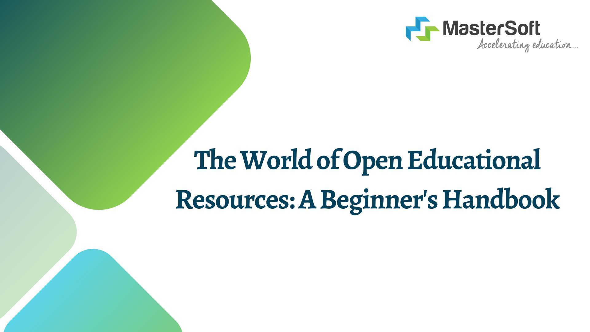 The World of Open Educational Resources: A Beginner's Handbook