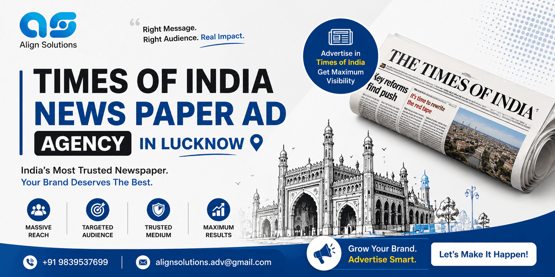 Times of India Ad Campaign Agency in Lucknow