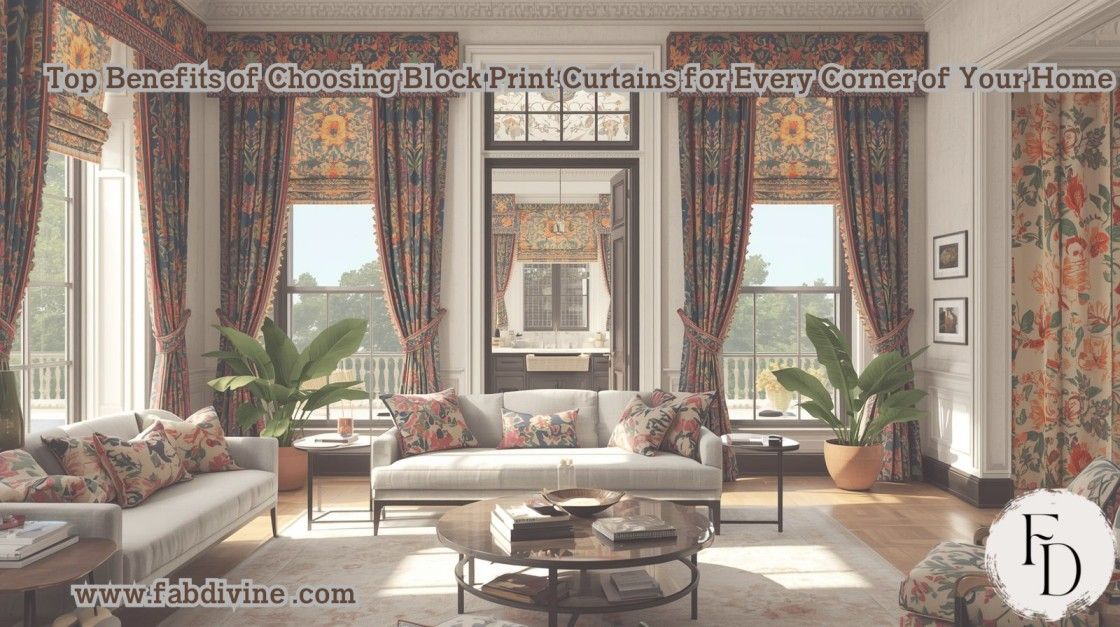 Top Benefits of Choosing Block Print Curtains for Every Corner of Your Home