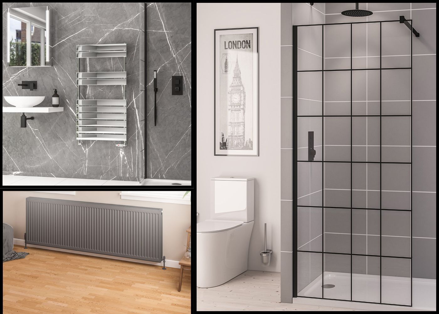 Smart Bathroom Design Ideas: Combining Type 21 Radiators, Bath and Shower Combos, and Trendy Accessories