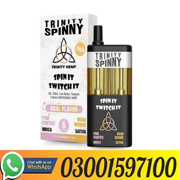 Original  Trinity Spinny 6gm THCP Dual Flavor In Lahore 03001597100 