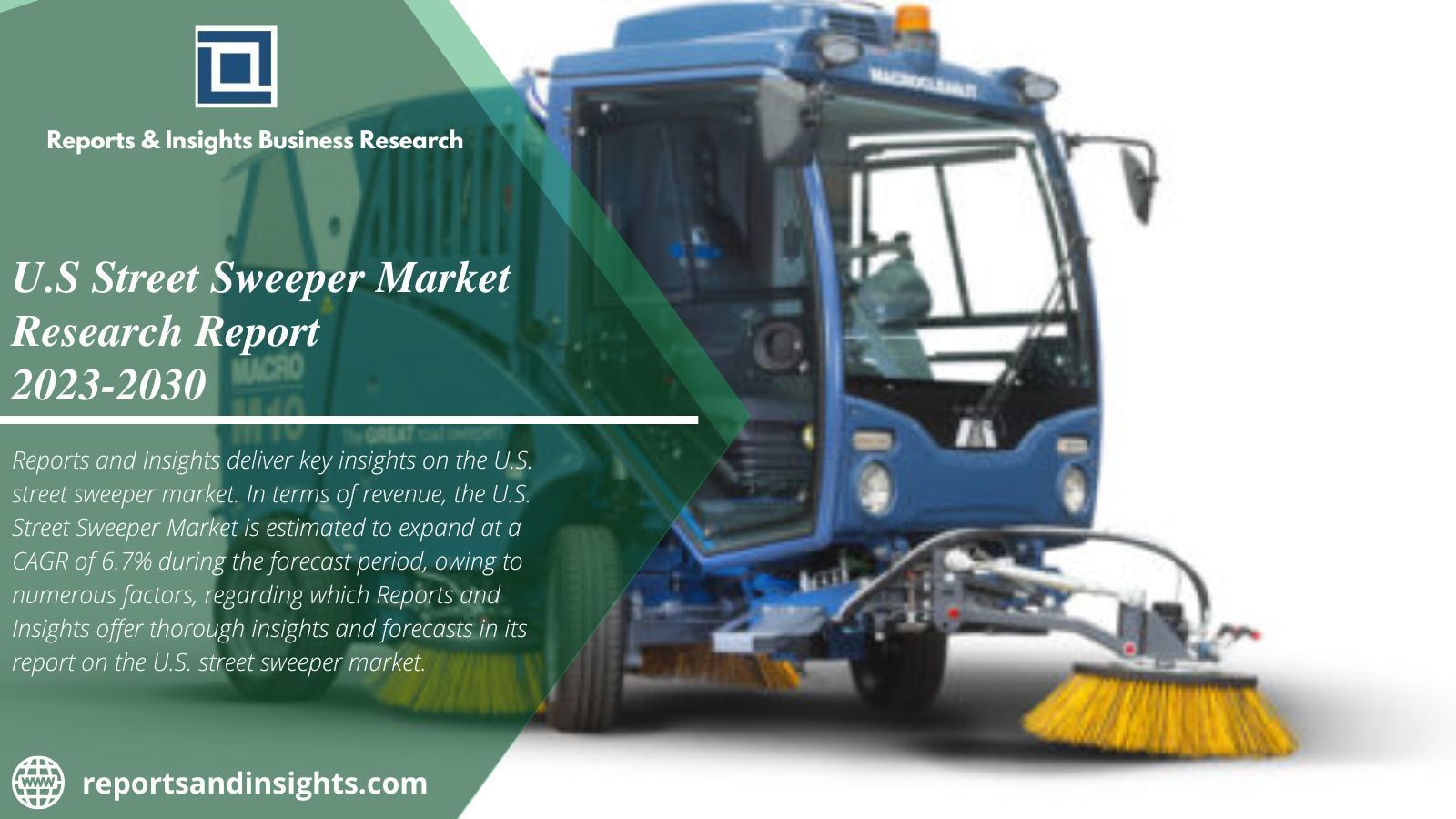 With 6.7% Cagr, u.s Street Sweeper Market Worth Us$ 1,136.2 Mn.