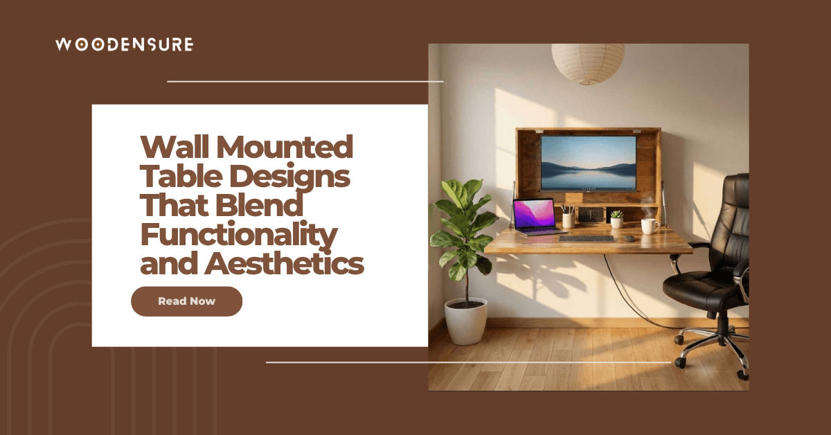 Wall Mounted Table Designs That Blend Functionality and Aesthetics