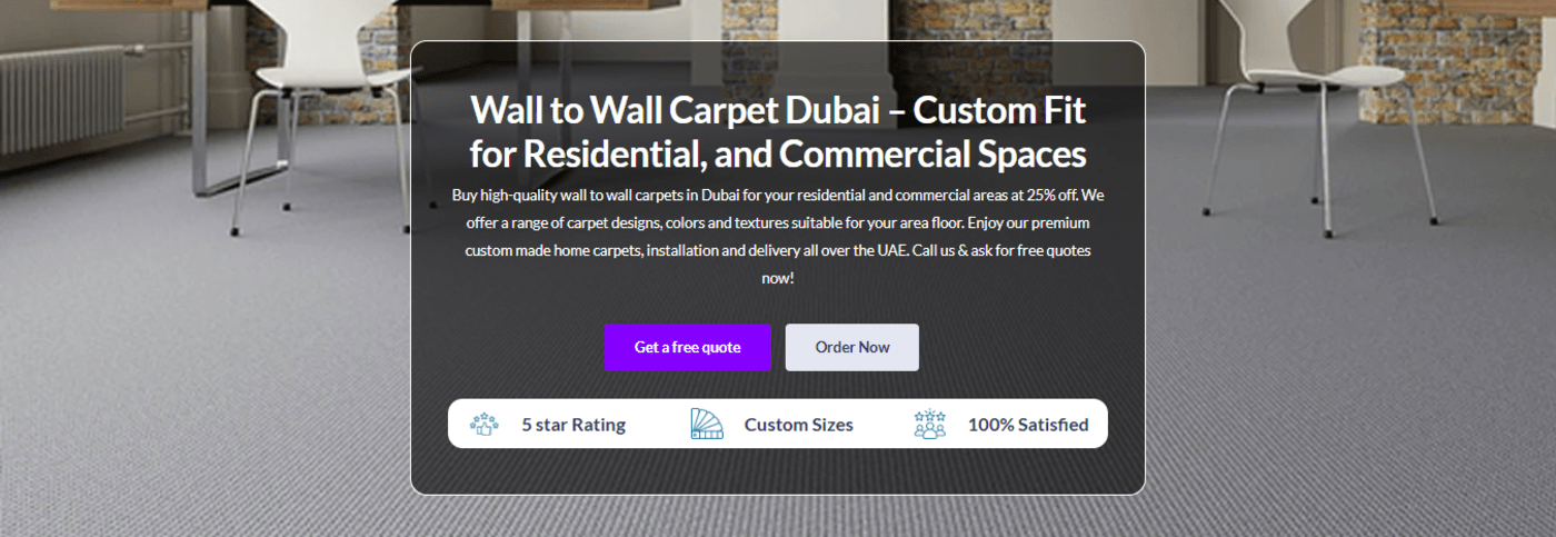 Professional Wall To Wall Carpet Services Dubai