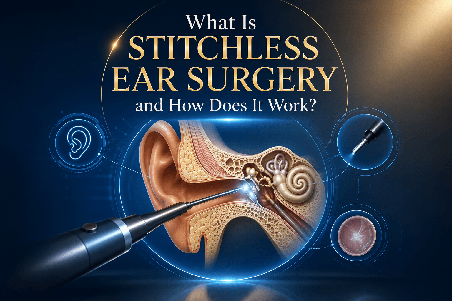 Ear Surgery Specialist in Gurgaon, Best Endoscopic Ear Surgery in Gurgaon, Stichless Ear Surgery in Gurgaon
