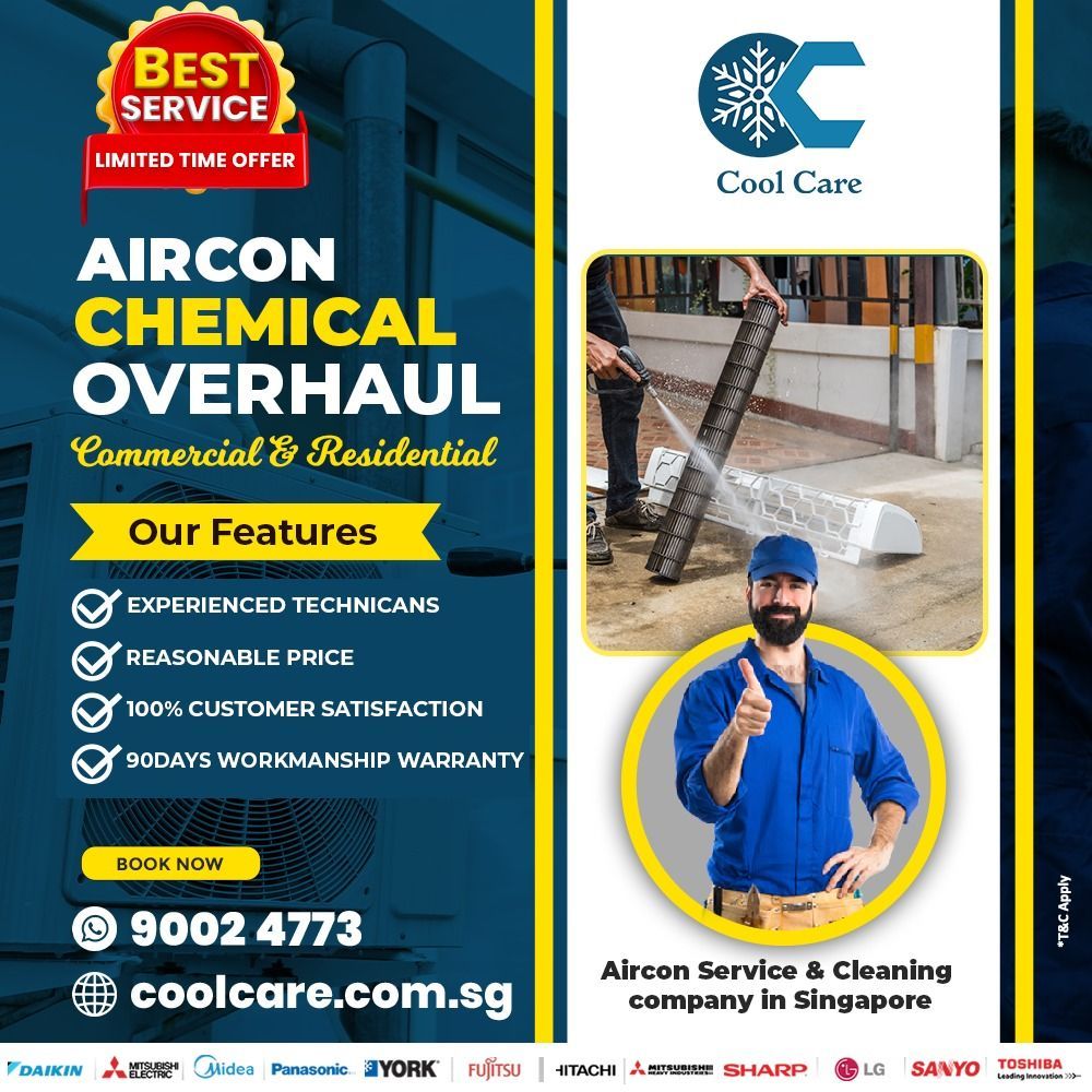 Why Is Aircon Chemical Overhaul Service Is Most Important ?