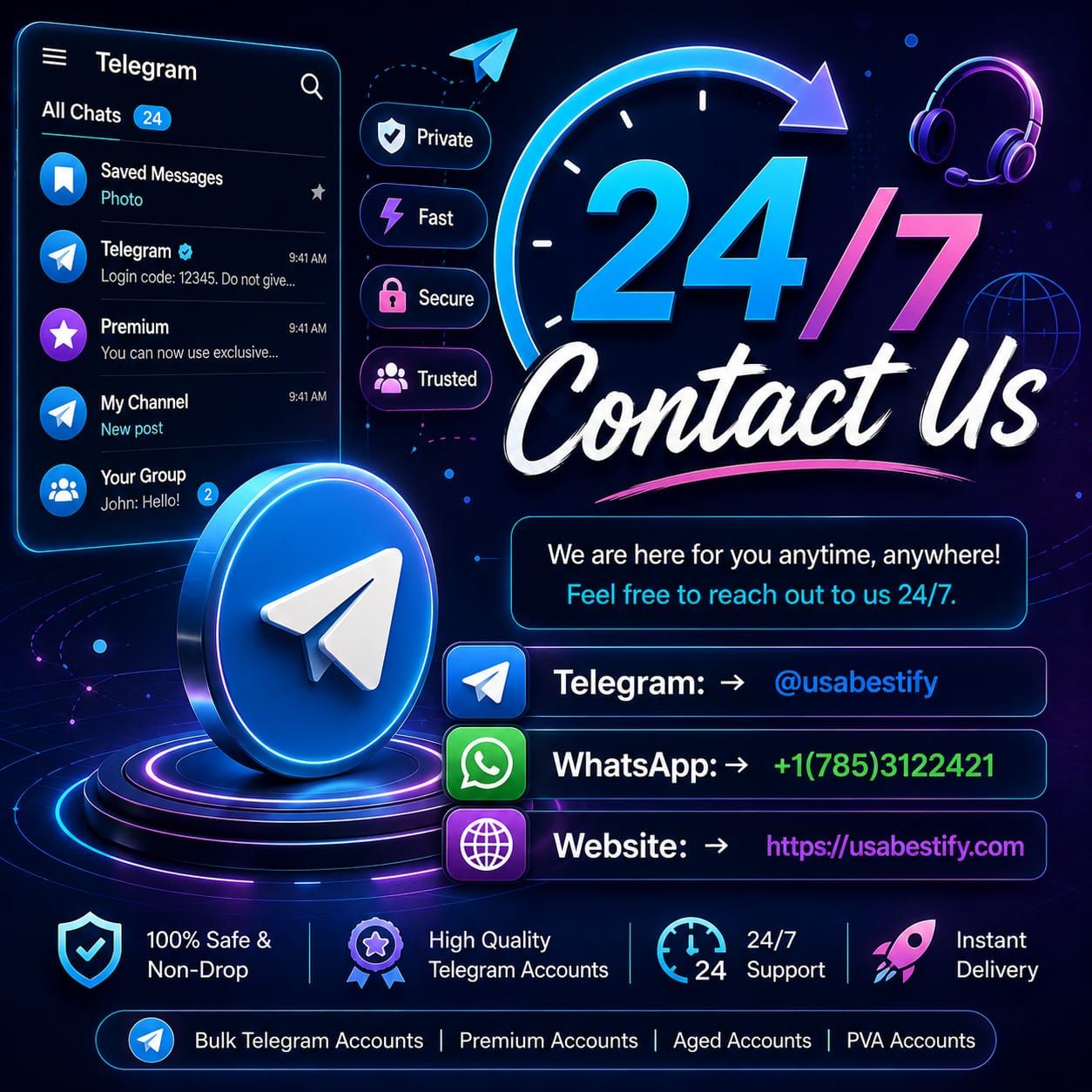 Buy Ready-to-Use Telegram Accounts Instantly
