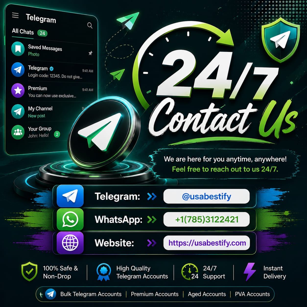 Buy Telegram Accounts in Bulk at Wholesale Prices