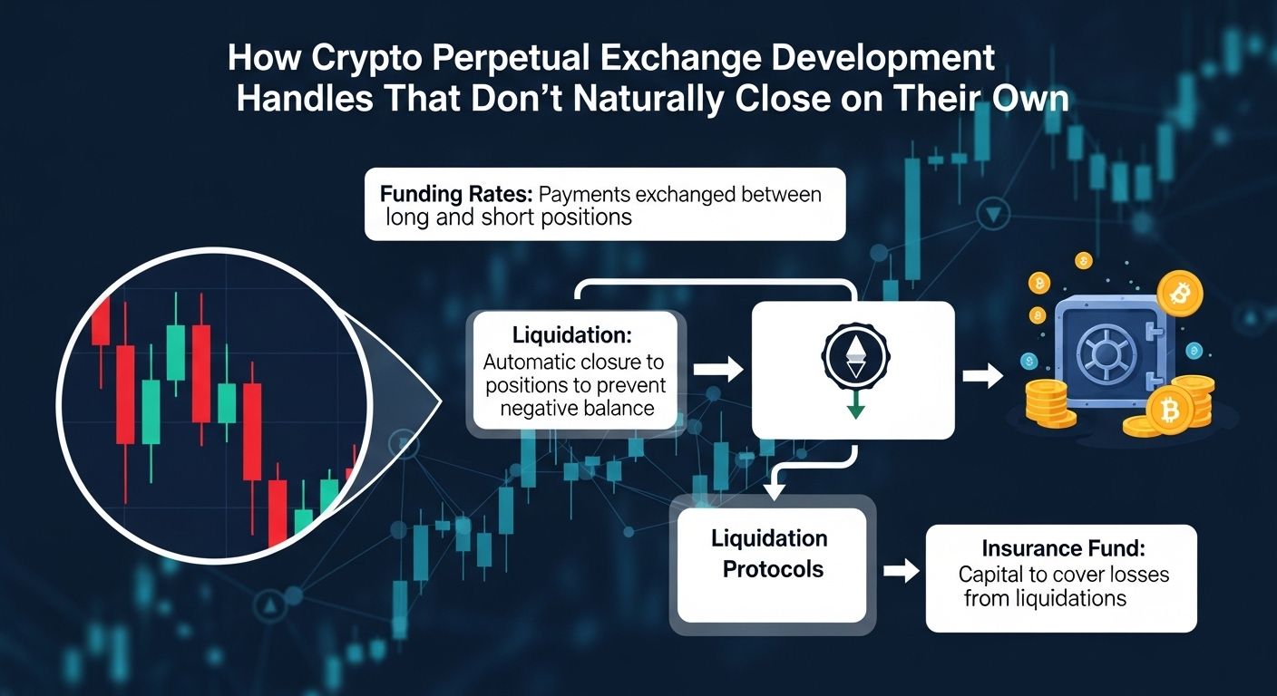 How Crypto Perpetual Exchange Development Handles Trades That Don’t Naturally Close on Their Own