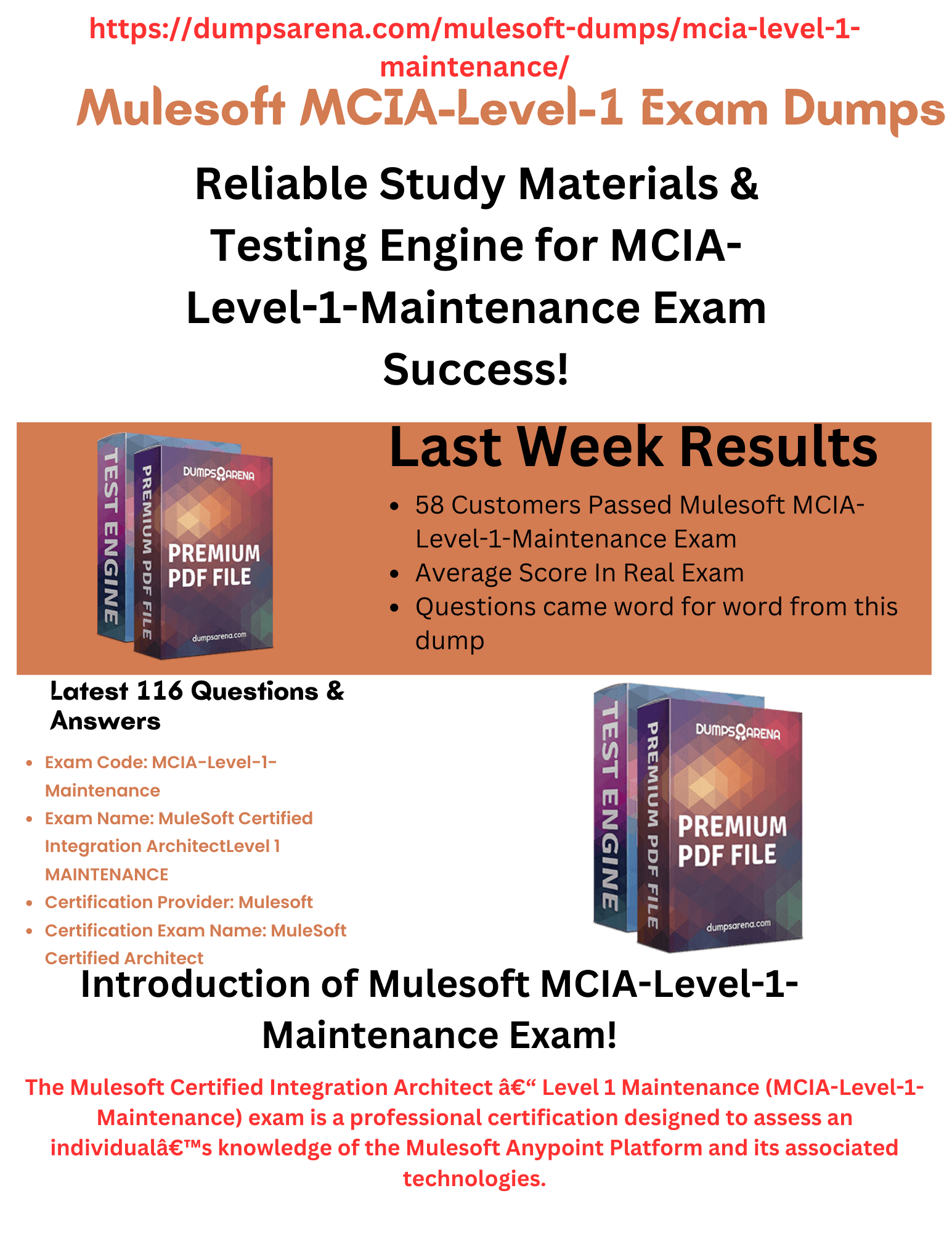 "Mcia-Level-1 Made Easy With Mulesoft Exam Dumps"