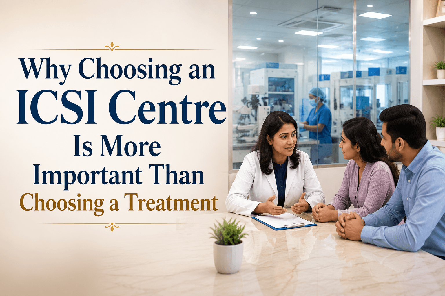 Why Choosing an ICSI Centre Is More Important Than Choosing a Treatment