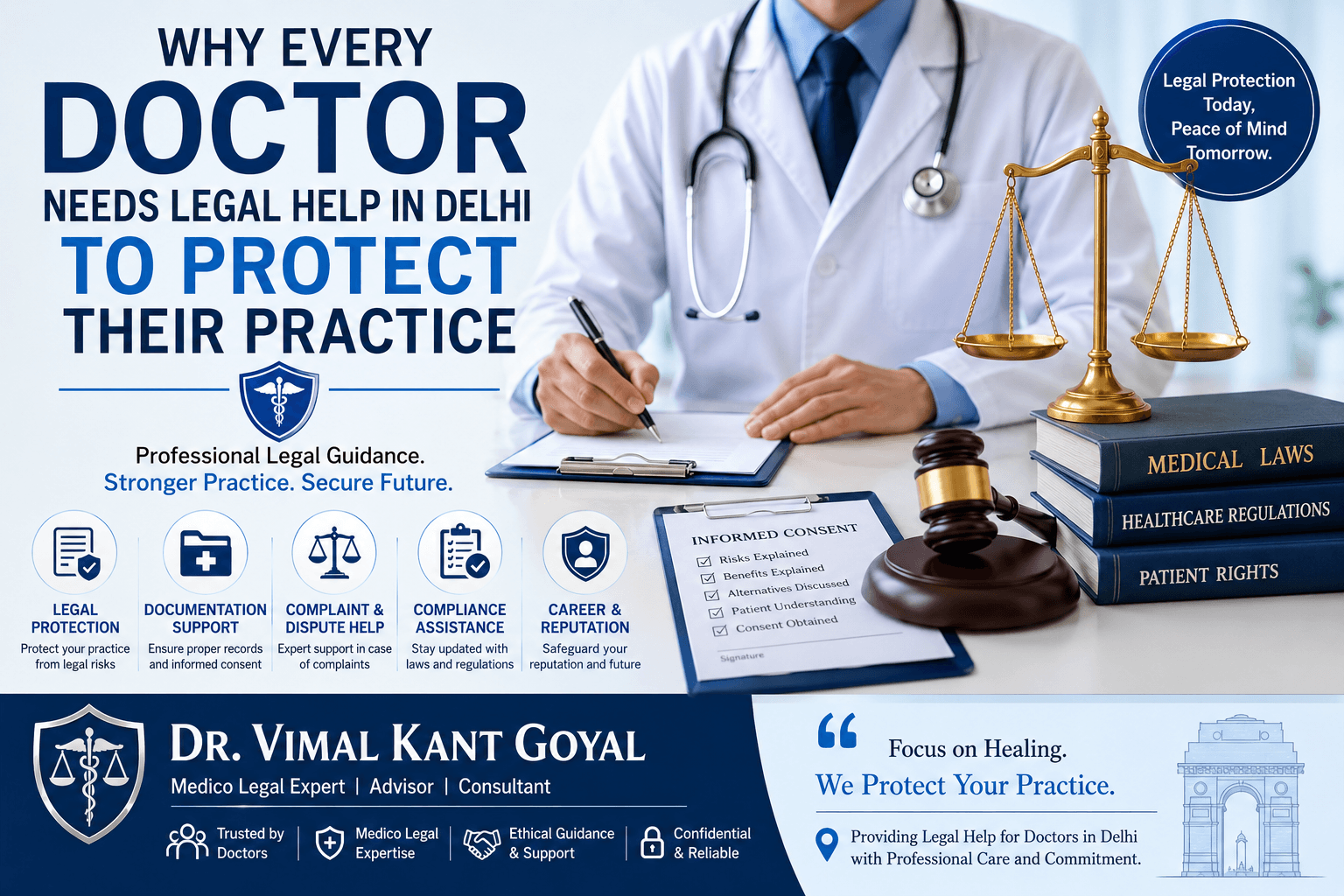 Why Every Doctor Needs Legal Help in Delhi to Protect Their Practice