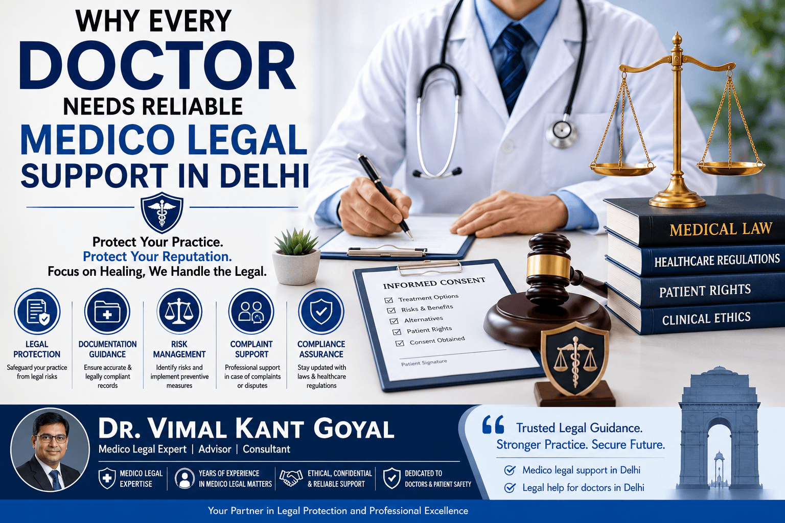Why Every Doctor Needs Reliable Medico Legal Support in Delhi